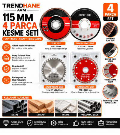 4'lü Disk Seti 4'lü Disk Seti