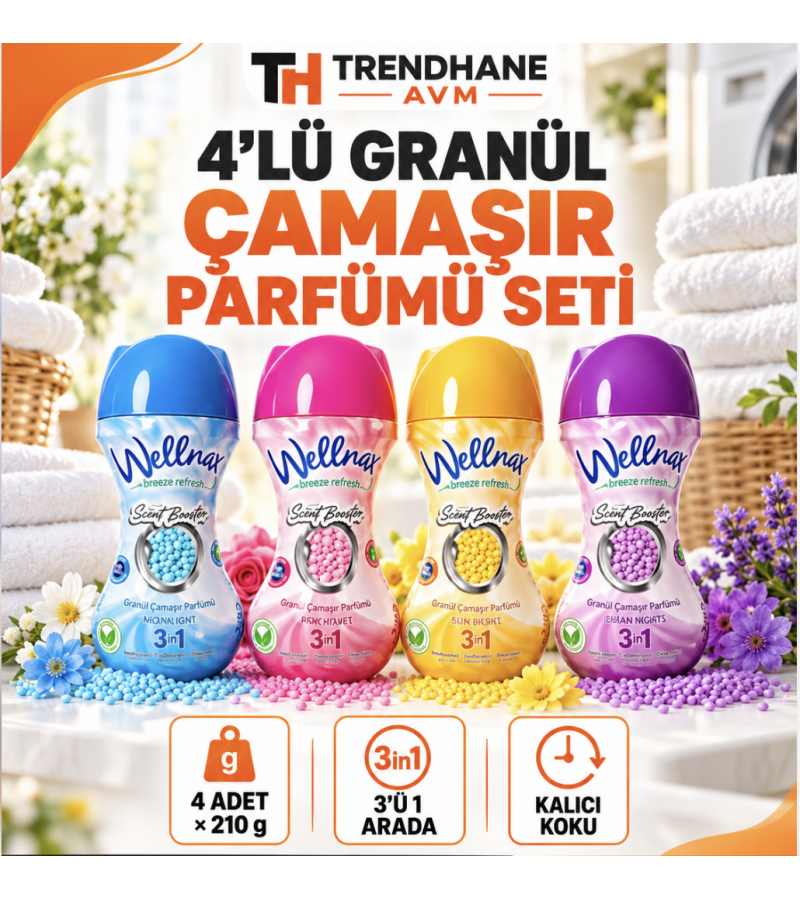 4'lü çamaşır granül
