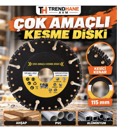Çok Amaçlı Kesme Diski 115mm Çok Amaçlı Kesme Diski 115mm
