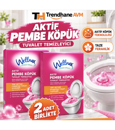 2 kutu Klozet Temizleyici Pembe Köpük 2 kutu Klozet Temizleyici Pembe Köpük