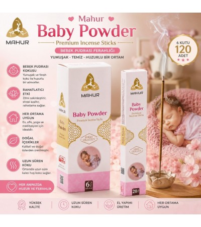 Mahur Jasmine Yasemin Tütsü 120 Adet – 6 Kutu x 20 Çubuk, Premium Yasemin Kokulu Çubuk Tütsü, Ev Ofis Yoga ve Meditasyon İçin Ortam Kokusu Mahur Jasmine Yasemin Tütsü 120 Adet – 6 Kutu x 20 Çubuk, Premium Yasemin Kokulu Çubuk Tütsü, Ev Ofis Yoga ve Meditasyon İçin Ortam Kokusu