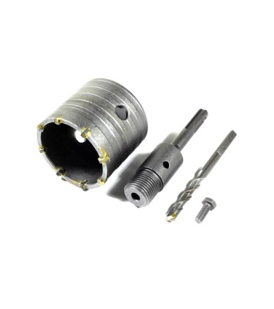 Adaptörlü Duvar Beton Delme Buat Açma Panç 75 Mm