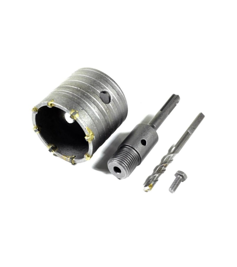 Adaptörlü Duvar Beton Delme Buat Açma Panç 75 Mm
