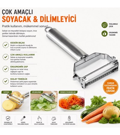 ÇOK AMAÇLI MEYVE SEBZE SOYUCU