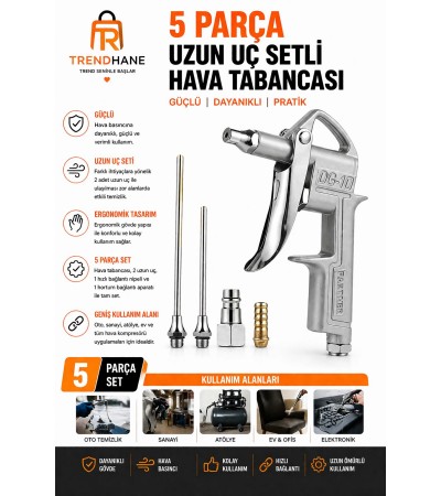 Uzun Uç Setli Hava Tabancası Uzun Uç Setli Hava Tabancası