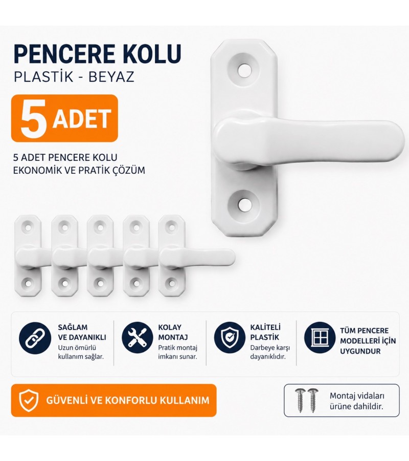 Bebek Çocuk Pvc Kapı Pencere Emniyet Kilidi Mandalı Cam Kilidi Beyaz 5 ADET Bebek Çocuk Pvc Kapı Pencere Emniyet Kilidi Mandalı Cam Kilidi Beyaz 5 ADET