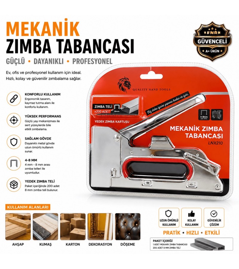 MEKANİK ZIMBA TABANCASI MEKANİK ZIMBA TABANCASI