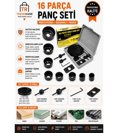PANÇ SETİ 16 PARÇA
